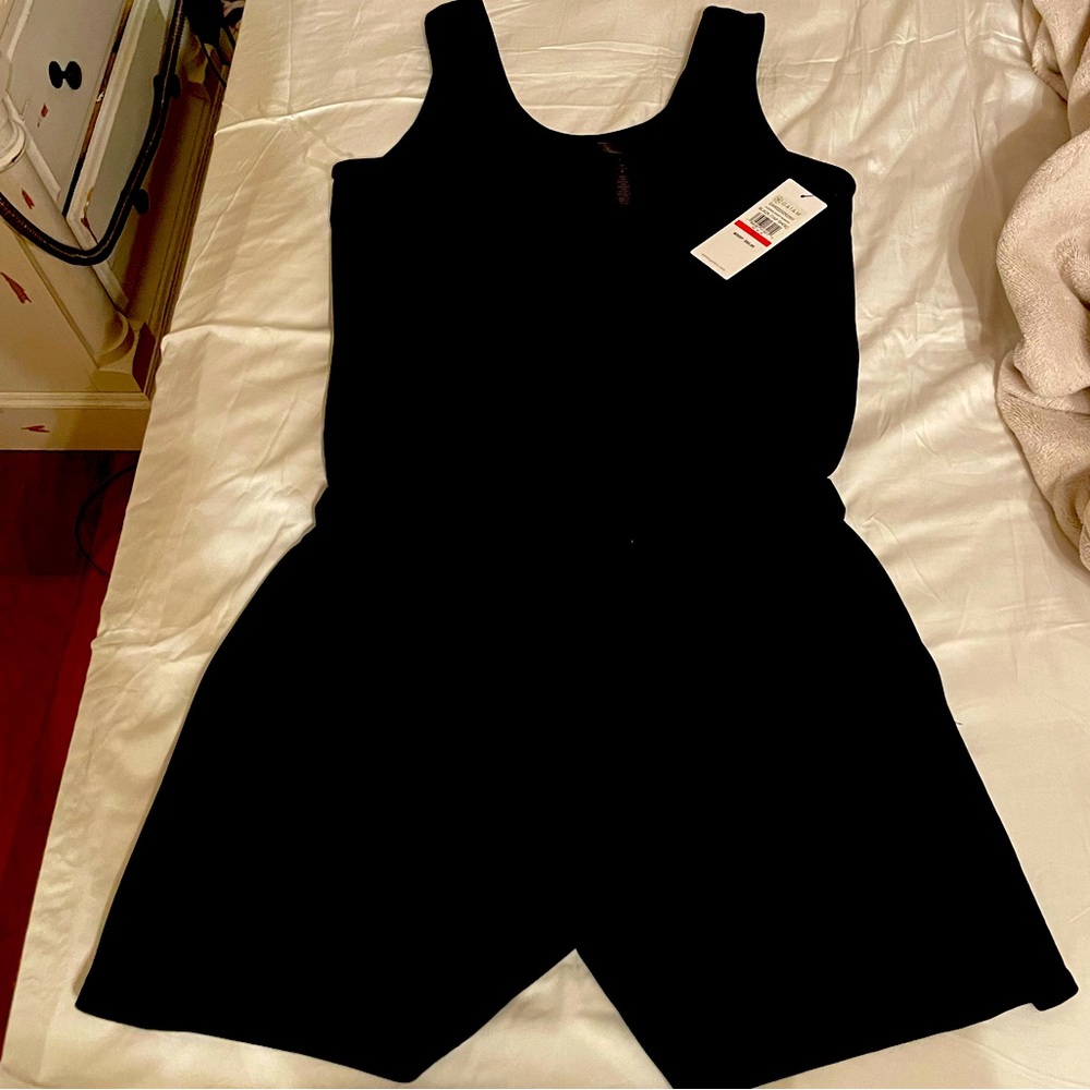 NWT Gaiam romper w/drawstring waist